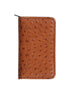 Scully Croco/Ostrich Leather zip pocket planner