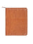 Scully Leather Zip Letter Pad Antique Brown