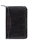Scully Leather Zip Weekly Planner Black Lizard