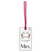 Mr. and Mrs. Marriage Luggage Tag set