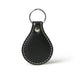 Black Oval Leather Keyring Classy Leather Bags