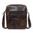 The Compact Messenger- Dark Brown Classy Leather Bags