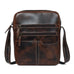 The Compact Messenger- Dark Brown Classy Leather Bags
