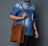Front Pocket Daily Messenger Bag Classy Leather Bags