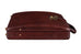 Executive Men's Leather Attache Briefcase Brown/Cherry Red Classy Leather Bags