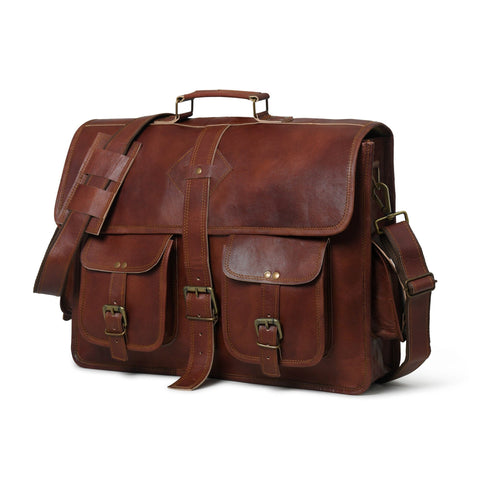 The Retro II Office Briefcase Classy Leather Bags