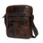 The Compact Messenger- Dark Brown Classy Leather Bags