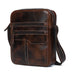 The Compact Messenger- Dark Brown Classy Leather Bags