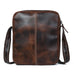 The Compact Messenger- Dark Brown Classy Leather Bags