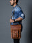 Front Pocket Daily Messenger Bag Classy Leather Bags