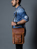 Front Pocket Daily Messenger Bag Classy Leather Bags