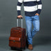 Leather Carry-On Trolly Bag Classy Leather Bags