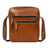 The Compact Messenger- Tan Classy Leather Bags