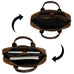 Brown Jefferson Briefcase Classy Leather Bags