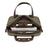 Waxed Canvas Vintage Travel Men's Briefcase Social Buzz eSIMs