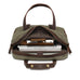 Waxed Canvas Vintage Travel Men's Briefcase Social Buzz eSIMs