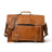 MaheTri Big Pocket- Tan Brown Classy Leather Bags