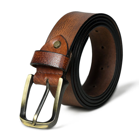 Eden Tan Men's Leather Belt Classy Leather Bags
