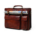 Tuscany Italian Leather Briefcase, Tan Classy Leather Bags