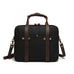 Waxed Canvas Vintage Travel Men's Briefcase Social Buzz eSIMs