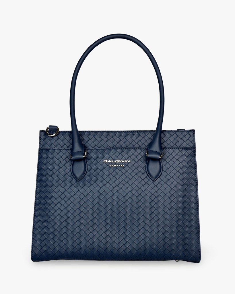 The Montrose Diaper Bag Tote - Cobalt Baldwin Baby Company