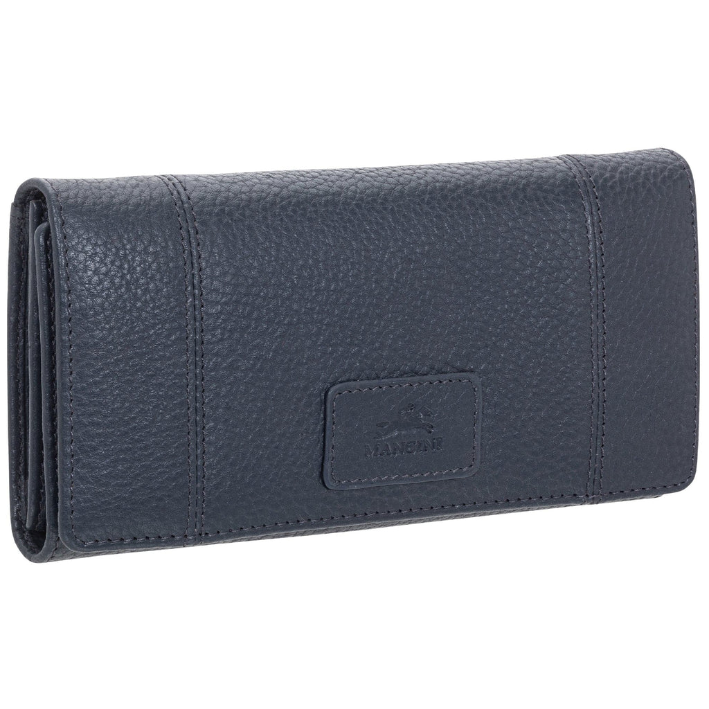 Mancini Pebbled Ladies’ RFID Trifold Wallet Mancini