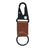 Leather-Metal Key Ring Keychain Classy Leather Bags