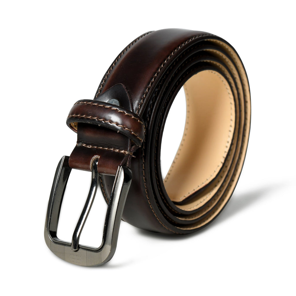 Eclipse Dark Brown Leather Belt Classy Leather Bags