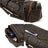 Crazy Horse Leather Duffle Bag Retro Large Capacity Tote Travel Bag Mens Weekender Overnight Bag RockCow Leather Studio