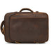 Full Grain Leather Travel Backpack Mens Large Leather Backpack Laptop Backpack Convertible Handbag RockCow Leather Studio
