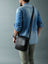 Enzo Black Side Messenger Classy Leather Bags