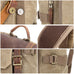 DSLR Camera Backpack Waxed Canvas Camera Backpack Waterproof Backpack RockCow Leather Studio