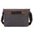 Waxed Canvas Messenger Bag Waxed Courier Bag Canvas Shoulder Bag Men Satchel Briefcase Vintage Crossbody Bag RockCow Leather Studio