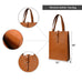 Chestnut Elegance Leather Tote Classy Leather Bags