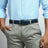 Eclipse Blue Leather Belt Classy Leather Bags