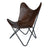 Dark Cuero Butterfly Chair Classy Leather Bags