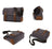 Waxed Canvas Messenger Bag Waxed Courier Bag Canvas Shoulder Bag Men Satchel Briefcase Vintage Crossbody Bag RockCow Leather Studio