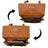 MaheTri Big Pocket- Tan Brown Classy Leather Bags