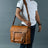 MaheTri Big Pocket- Tan Brown Classy Leather Bags