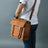 MaheTri Big Pocket- Tan Brown Classy Leather Bags