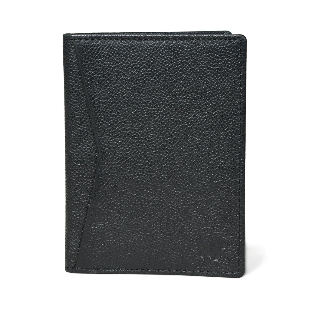 Front Pocket Black Passport Holder Classy Leather Bags