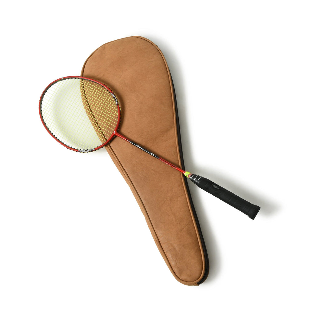 Steller Badminton Racket Cover - Tan Brown Classy Leather Bags