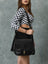 The Black Crossbody Classy Leather Bags