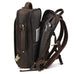 Full Grain Leather Travel Backpack Mens Large Leather Backpack Laptop Backpack Convertible Handbag RockCow Leather Studio