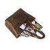 Essential Work Tote - Brown Classy Leather Bags