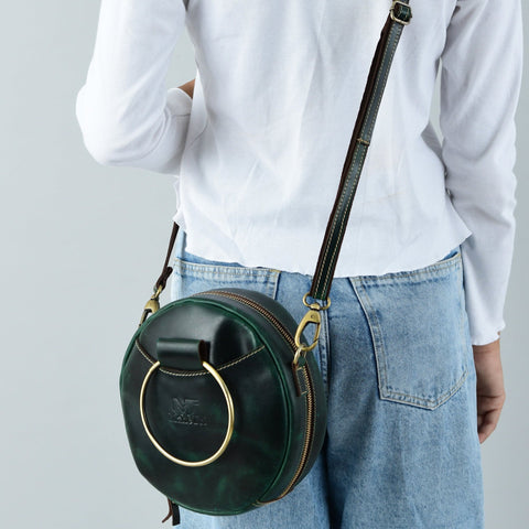 Rosie Sling Circle Bag Classy Leather Bags