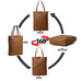 Café Chic Women's Leather Tote Bag Classy Leather Bags