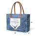 Denim Boho Chic Canvas Shoulder Bag Classy Leather Bags