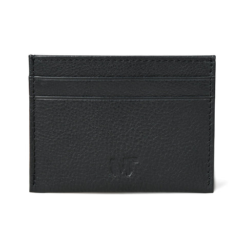 Minimalistic Black Cards Holder Classy Leather Bags