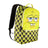 SpongeBob SquarePants Yellow Check Big Face Backpack Ful Luggage